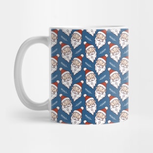 Whimsical Santa Claus Christmas Pattern Mug